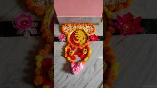 Simple decoration idea for a puja using real flowers 🙏🌼youtubevideos shortvideo youtubeshorts [upl. by Broek454]