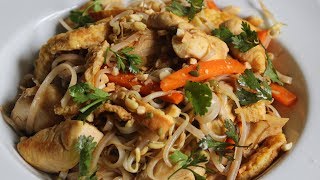 Pad Thai de Pollo Fácil y Rápido  El de las trufas [upl. by Asilej]