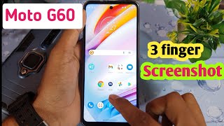 moto g60 3 finger screenshotmoto g60 me screenshot kaise le  three finger screenshot [upl. by Tteragram]