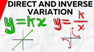 Direct Variation and Inverse Variation Made Easy  Algebra 1 [upl. by Cyril332]