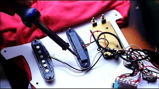 Mod Cheap Ceramic Pickups Into Vintage Staggered Alnico Easy DIY [upl. by Vena607]