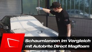 Schaumlanzen im Vergleich  Kärcher FJ6 CLARET und NoName mit Autobrite Direct Magifoam [upl. by Pieter]