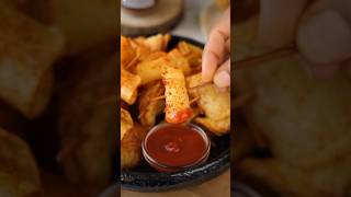 Crispy potato chips roll recipe Potato snacks recipe 😋 super crispy potato chips 🤤 [upl. by Pacian]