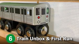 Munipals MTA R62 6 Train Unbox amp First Test Run  Trainman6000 [upl. by Ettezus]