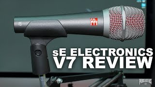 sE Electronics V7 Dynamic Mic Review  Test [upl. by Lacy220]