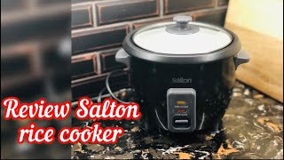 Salton rice cooker and steamer  Nồi cơm điện Salton [upl. by Ariahay]