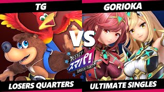 Sumapa 134 TOP 8  Gorioka Pyra Mythra Vs TG Banjo Kazooie Smash Ultimate  SSBU [upl. by Kiernan]