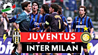 Juventus vs Inter Milan 10 All Goals amp Highlights  1998 Serie A [upl. by Martz]