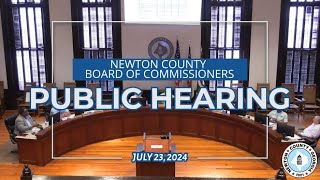 BOC Public Hearing Millage Rate 72324 [upl. by Rubin29]