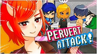 Pervert Attack  Two Horns  Living In the Town With Ogres Demo Gameplay Pink Cafe Art [upl. by Dav]