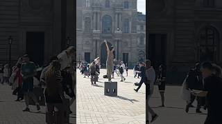 In Front Of The Louvre Museum Paris France 🇫🇷 [upl. by Arytal516]