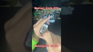 Master lock 930 lock locksport lockpicking locksporter masterlock [upl. by Ecerahc107]