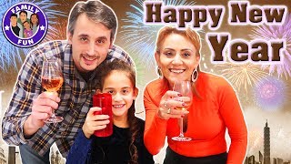 Silvesterparty Feier Spezial  wir tanzen die ganze Nacht  Family Fun [upl. by Otanutrof]