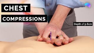 How to Perform Chest Compressions  CPR Technique  OSCE Guide  UKMLA  CPSA [upl. by Redan]