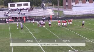 92624 Otsego JH vs Genoa football [upl. by Hooge]