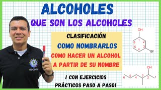 COMO NOMBRAR ALCOHOLES QUE SON PROPIEDADES Y NOMENCLATURA DE ALCOHOLES QUÍMICA CON IRWIN [upl. by Amikay565]