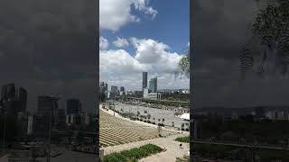 Addis Ababa Meskel Square View ethiopia travel visitethiopia visitafrica addisababa [upl. by Fita293]