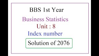 BBS 1st  Business Statistics [upl. by Cort854]