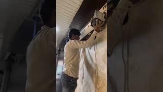 How to install air conditioning installations viralvideo [upl. by Kee127]