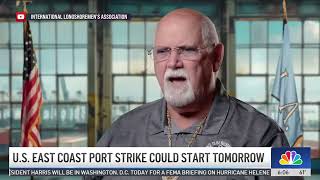 Dock workers strike 2024 How the half BILLION dollarsday strike will impact you  NBC New York [upl. by Eelrehpotsirhc]