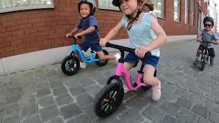 BUZZI 10quot balance bike with nopucture tires [upl. by Anaek]