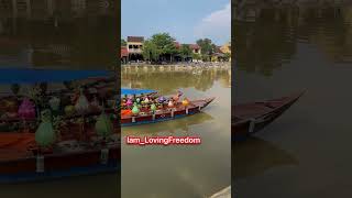 Riverboats On Hôi An river onthisday traveling vietnam [upl. by Lindholm628]