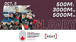 DAYJOUR 1  2023 Canadian Long Track Championships presented by Intact Insurance [upl. by Lilithe]