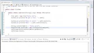 Java Basics  IO Part 1  Files and Streams [upl. by Sidwel]