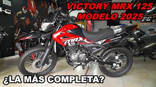 VICTORY MRX 125 MODELO 2024 LLEGÓ CON NOVEDADES [upl. by Nmutua632]