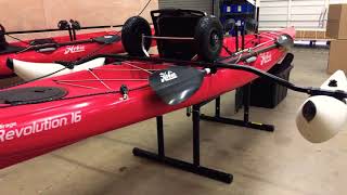 Hobie Mirage Kayak Upgraded Sailing Kit [upl. by Dorman]