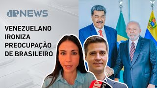 Maduro sobre fala de Lula “Quem se assustou que tome um chá de camomila” Amanda e Beraldo analisam [upl. by Laekim]