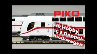 PIKO V065 H0 Hobby IC 2 Doppelstockwagen  Modellvorstellung [upl. by Meridith]