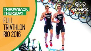 FULL Mens Triathlon  Rio 2016 Replay  Throwback Thursday [upl. by Adnic673]