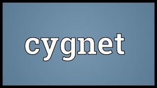 Cygnet Meaning [upl. by Trevethick]