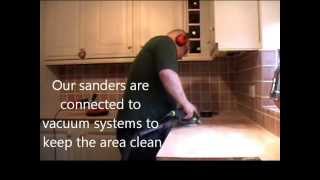 sanding kitchen work top [upl. by Isied]