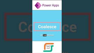 Coalesce in PowerApps powerapps education tutorial microsoftpowerapps shorts [upl. by Blalock]