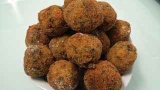 Albondigas Fritas de Verduras [upl. by Yrdnal591]