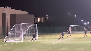 Cora Hurst scores on a free kick in win over North Lake [upl. by Iggem]