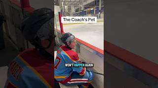 The Coach’s Pet🤣 hockey hockeyplayer hockeycoach coaching hockeyvideos relatable sports nhl [upl. by Ashman927]