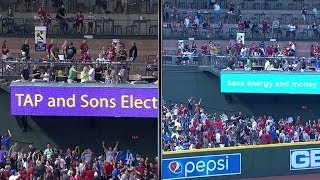 LADARI Dbacks fan catches two homers [upl. by Zacherie]