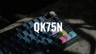 QK75N  POM Plate  Gateron Blue Bubblegum Switch  GMK Dracula Keycap  Sound Test [upl. by Tada]