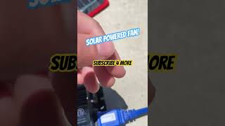 Solar Powered Fan offgridsolar ryobi diy offgridpower solarpower viral electrician shorts [upl. by February725]