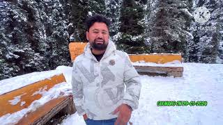 Gulmarg Kashmir on 29 January 2024 Fresh Snowfall [upl. by Burrows851]