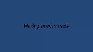 17 Making selection sets [upl. by Bopp972]