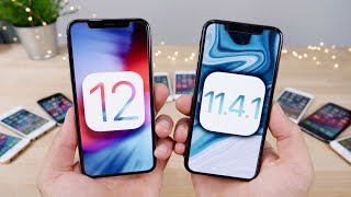 iOS 12 vs 1141 FINAL Speed Test Actually 2x Faster [upl. by Emelun847]