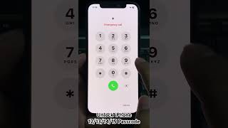 Unlock forgot iphone 12131415 passcode shorts iphonepassword [upl. by Aruam]