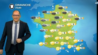 Météo du Dimanche 20 Octobre 2024  Météo printanière sur les ¾ du pays sauf au nordouest [upl. by Ardnoyek]