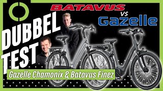 DUBBELTEST  Batavus Finez en Gazelle Chamonix C7  De beste stadsfietsen ONDER €1000 [upl. by Jit]