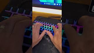 Gamakay MK61 switch gateron red asmr [upl. by Okramed67]