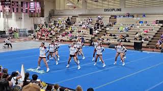 Castle High School Varsity Cheer Team OIA  November 2 2024 [upl. by Latyrc]